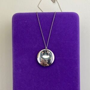 💛 Authentic Tiffany & Co. 925 | Elsa Peretti Round Pendant | Designer Luxury